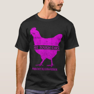 T-shirt Un guerrier de la Fibromyalgie de poussin dur - Se