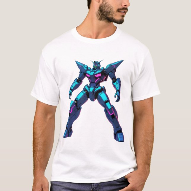 T-shirt Un guerrier futuriste (Devant)