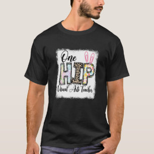 T-shirt Un Hip Professeur d'Arts Visuels Leopard Enseignan
