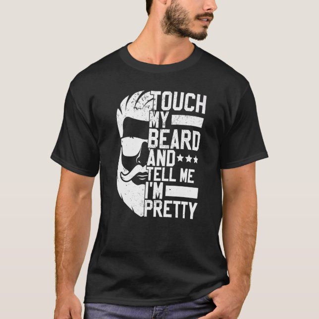 T-shirt Un Homme Aux Voiles Touche Ma Barbe Et Dis-Moi Que (Devant)