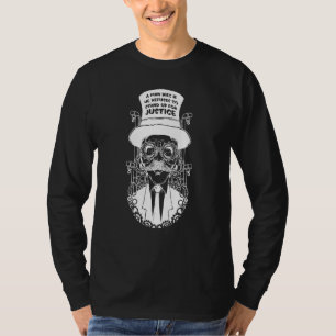 T-shirt Un Homme Mort S'Il Refuse De Se Lever