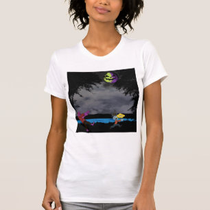 T-shirt Un homme poursuivi par des zombies