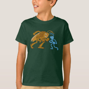 T-shirt Un Hopper et un Flik de Bug veulent combattre Disn