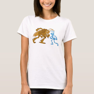 T-shirt Un Hopper et un Flik de Bug veulent combattre Disn