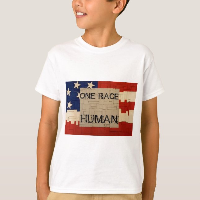 T-shirt Un humain de course (Devant)