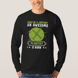 T-shirt Un incroyable Flûtiste Joueur Flûte d'Anniversaire