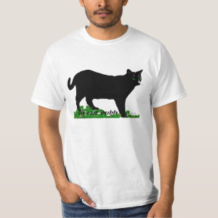 T-shirt Un Irlandais de Dubh de chat (le chat noir)