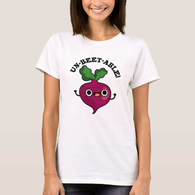 T-shirt Un jeu de betteraves à légumes amusant non-parfumé (Devant)
