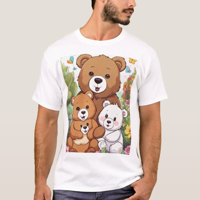 T-shirt Un joli ours avorté (Devant)