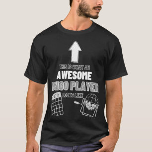 T-shirt Un Joueur De Bingo Awesble Ressemble À Jouer Casin