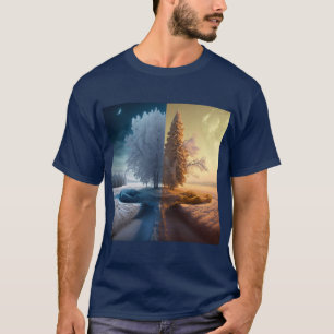 T-shirt Un jour en hiver
