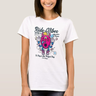 T-shirt Un jour idéal pour être heureux Monstre drôle en