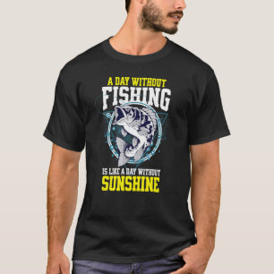 T-shirt Un Jour Sans Pêche Est Comme Un Jour Sans Ensoleil