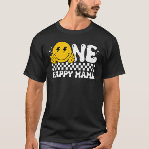 T-shirt Un joyeux Dude Mama Maman Super 1er anniversaire F