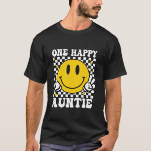 T-shirt Un joyeux Dude Tante heureux visage 1er anniversai