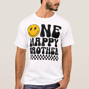 T-shirt Un joyeux frère de Dude 1er Anniversaire Famille M