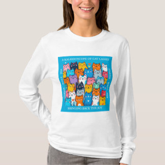 T-shirt Un kaléidoscope de femmes de chat pour Kamala Harr