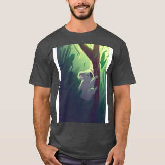 T-shirt Un koala suspendu à un arbre 4