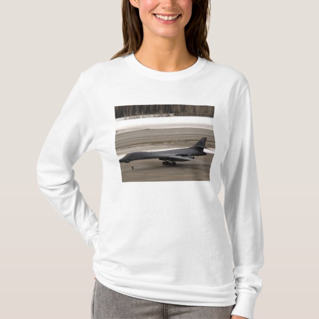 T-shirt Un Lancer B-1B effectue une touche et va (Devant)