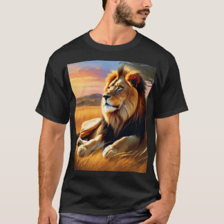 T-shirt Un lion