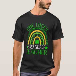 T-shirt Un Lucky Enseignant de 3e année St Patrick's Day R