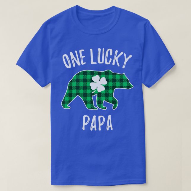 T-shirt Un Lucky Papa St (Design devant)