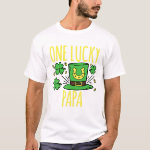 T-shirt Un Lucky Papa St. Patrick's Day Lucky Papa