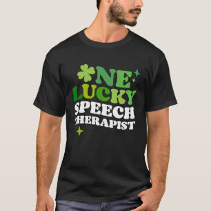 T-shirt Un Lucky Speech Therapist irlandais C St Patrick's