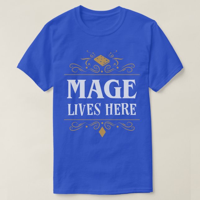T-shirt Un Mage Vit Ici Classes Série (Design devant)