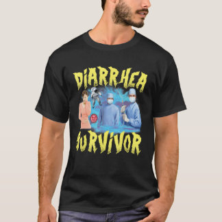 T-shirt Un Mème De Survivant De La Diarrhée Bizarre Offens
