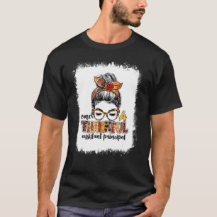 T-shirt Un Merci Assistant Principal Messy Bun Fall Th