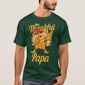 T-shirt Un Merci Papa Turquie Famille Correspondant Drôle