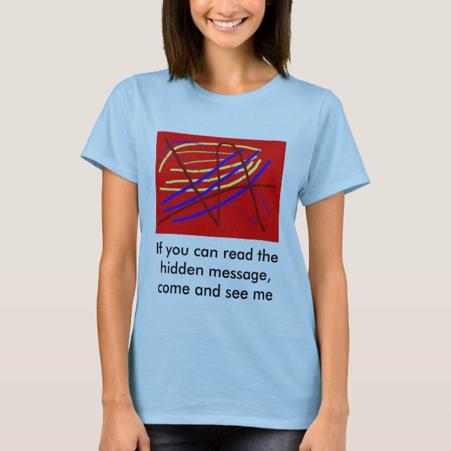 T-shirt Un message caché (Devant)