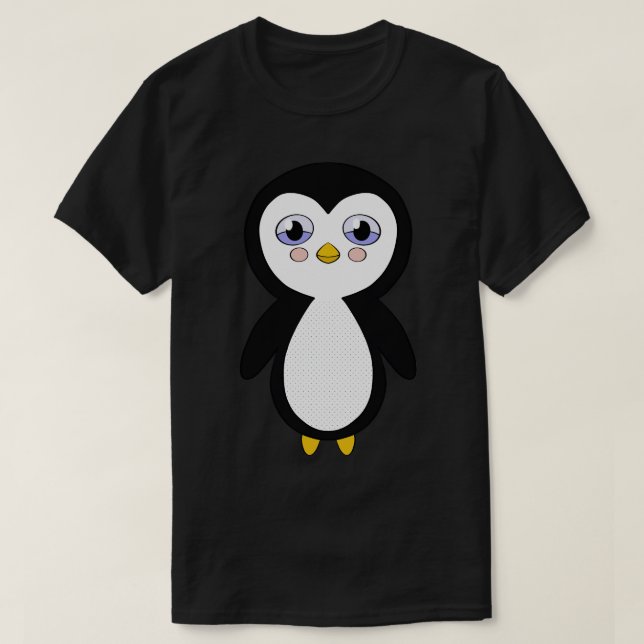 T-shirt Un mignon pingouin (Design devant)