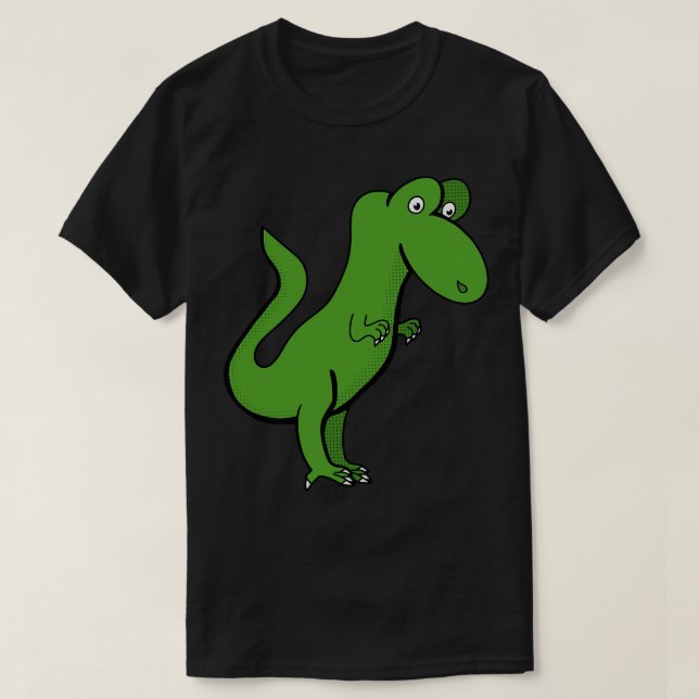 T-shirt Un mignon TRex (Design devant)