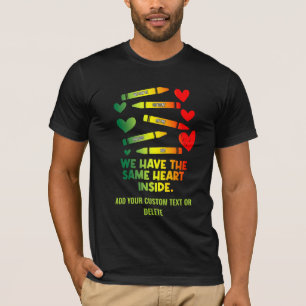T-shirt Un militant du Mois de l'histoire noire cite l'éga
