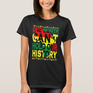 T-shirt Un mois ne peut pas contenir notre histoire Mois d