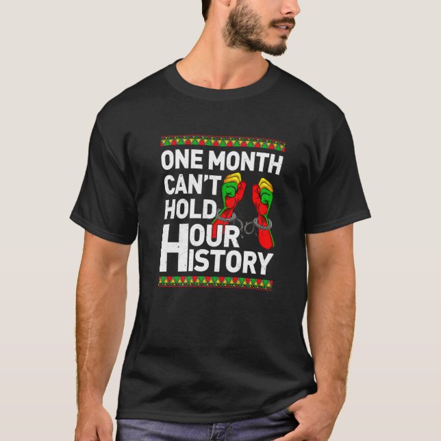 T-shirt Un mois ne peut pas tenir notre histoire Vêtements (Devant)