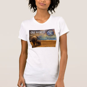 T-shirt Un monde détruit par Chemtrails.