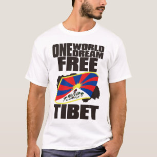 T-SHIRT UN MONDE UN RÊVE TIBET LIBRE