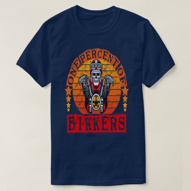 T-shirt un motard un motard un motard (Design devant)