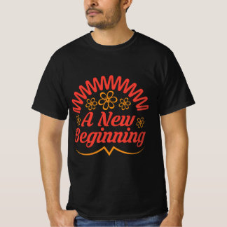 T-shirt Un nouveau design floral rétro