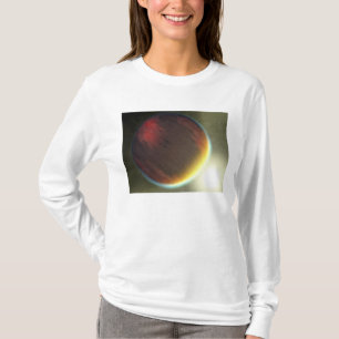 T-shirt Un nuageux Jupiter-comme la planète qui orbite