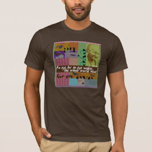 T-shirt Un oeil pour un oeil fait les abat-jour entiers du