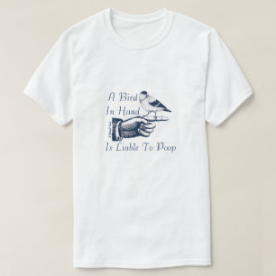 T-shirt Un Oiseau À La Main - Une Chemise MisterP