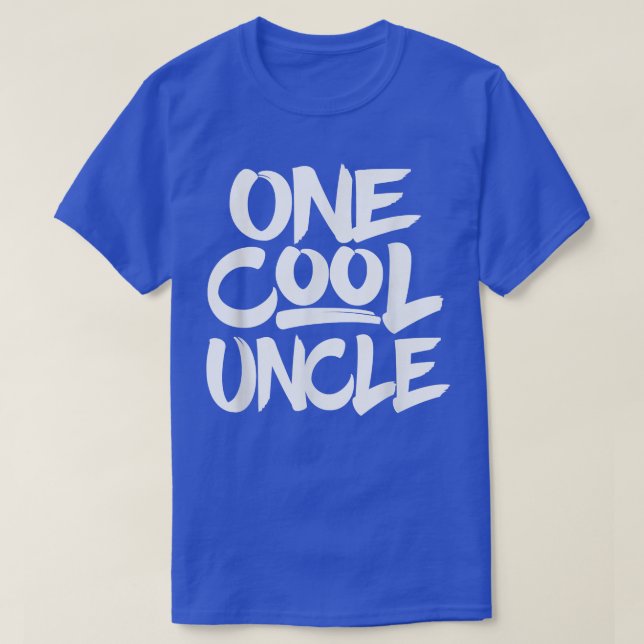 T-shirt Un oncle Cool grand-père papa cadeau Teft Tee (Design devant)