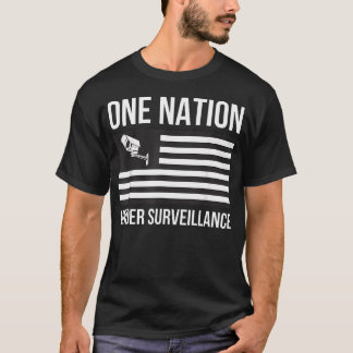 T-shirt Un Ordre Mondial de la Vie Privée Sous Surveillanc