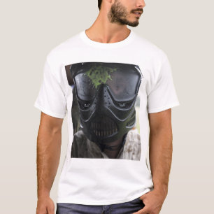 T-shirt Un paintball rond