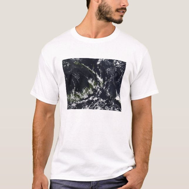 T-shirt Un panache volcanique de la caldera Rabaul (Devant)
