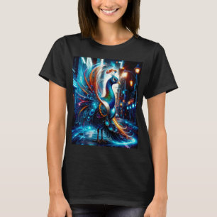 T-shirt Un paon moderne dans la grande ville